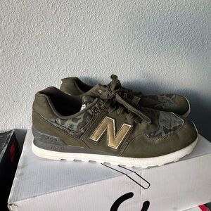 New Balance Olive Green Sneakers
